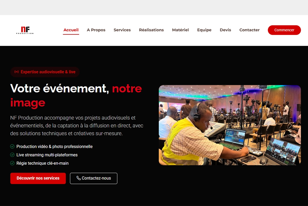 nfortproduction.com