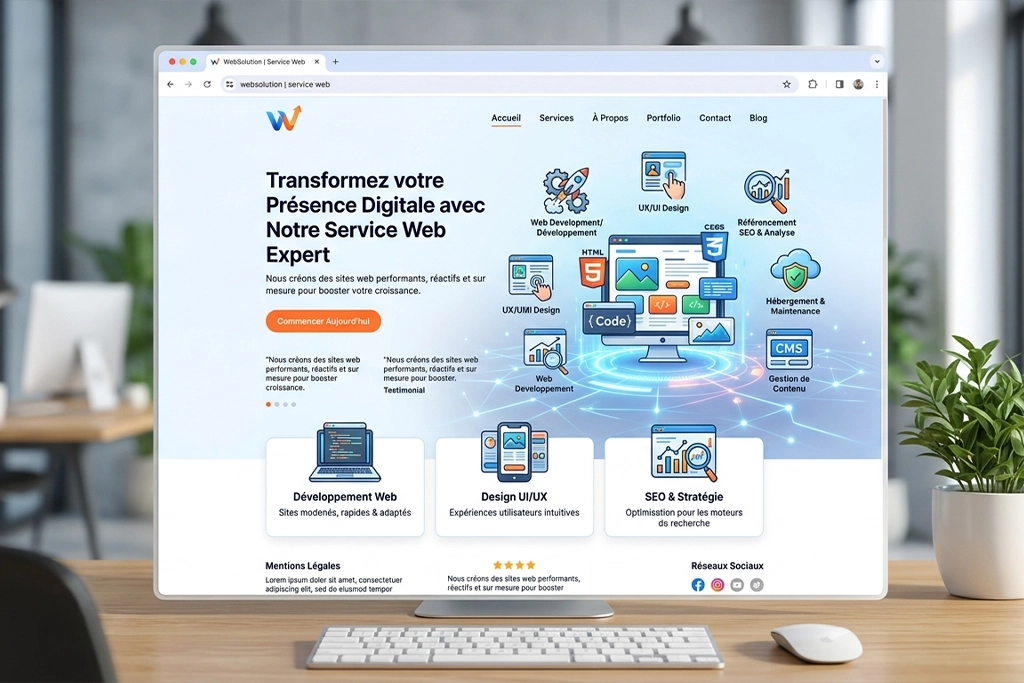 Création site web professionnel Brazzaville Congo — RICHNIQUE GROUP